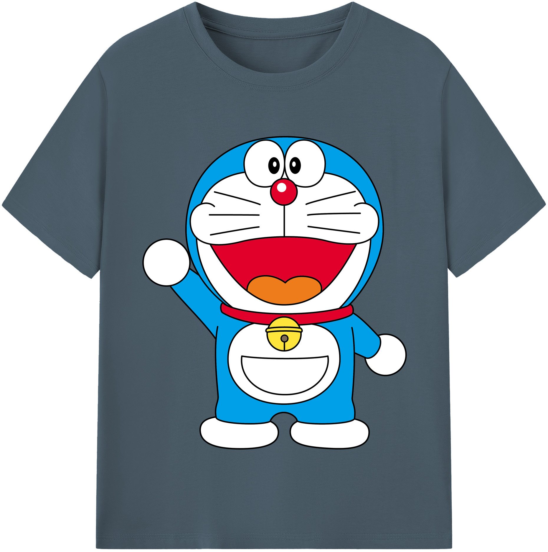 （画像用） ドラえもん Doraemon 綿100％半袖Tシャツ（フロントプリント）